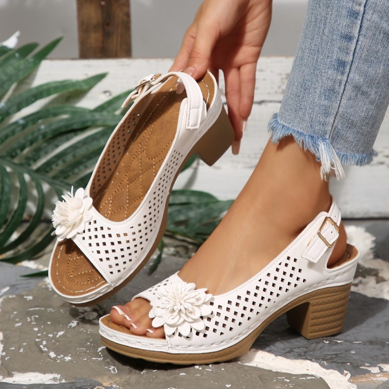 Women'S Shoes Veja - Kadınlar Kalın Topuklu Sandaletler Yaz 2026