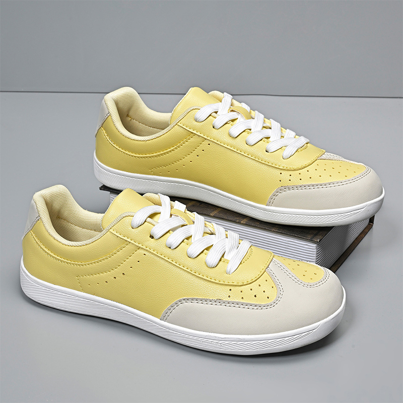 Women Shoes Big W - Moda Sarı Yürüyüş Ayakkabıları Unisex Geniş