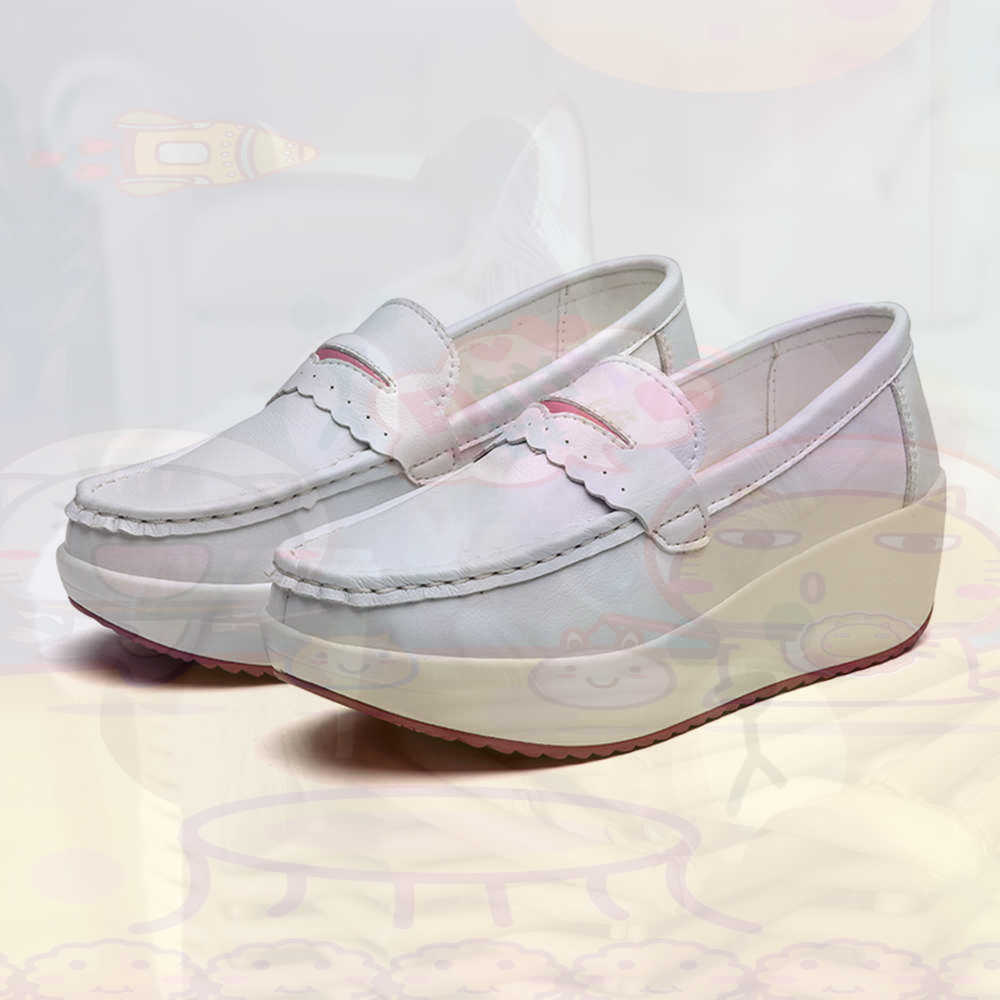 Women Shoes Made In Italy - Platform Kış Pembe Spor Ayakkabı Tenis