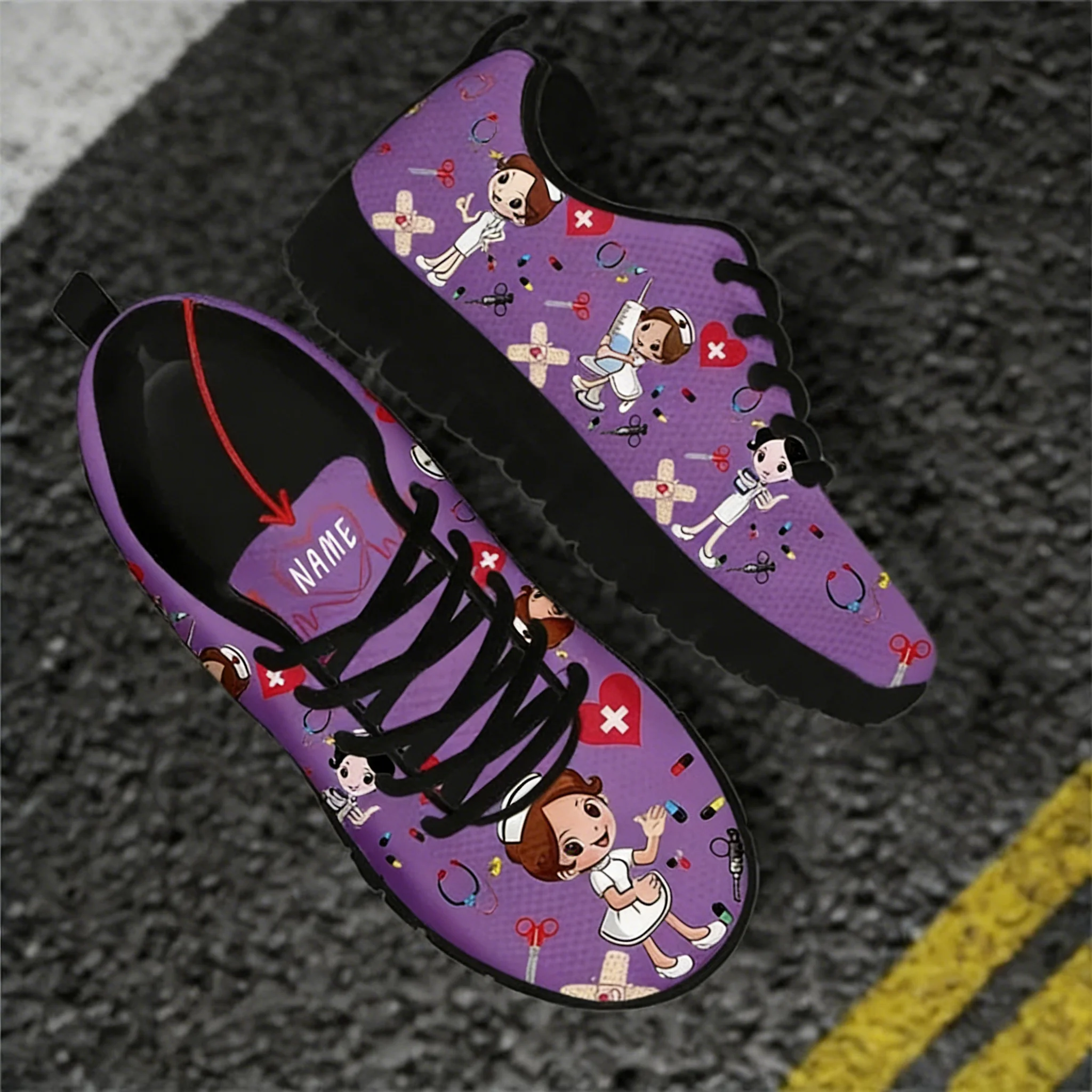Women Shoes Name - Özel Adlı Hemşire Ayakkabıları Kadınlar İçin