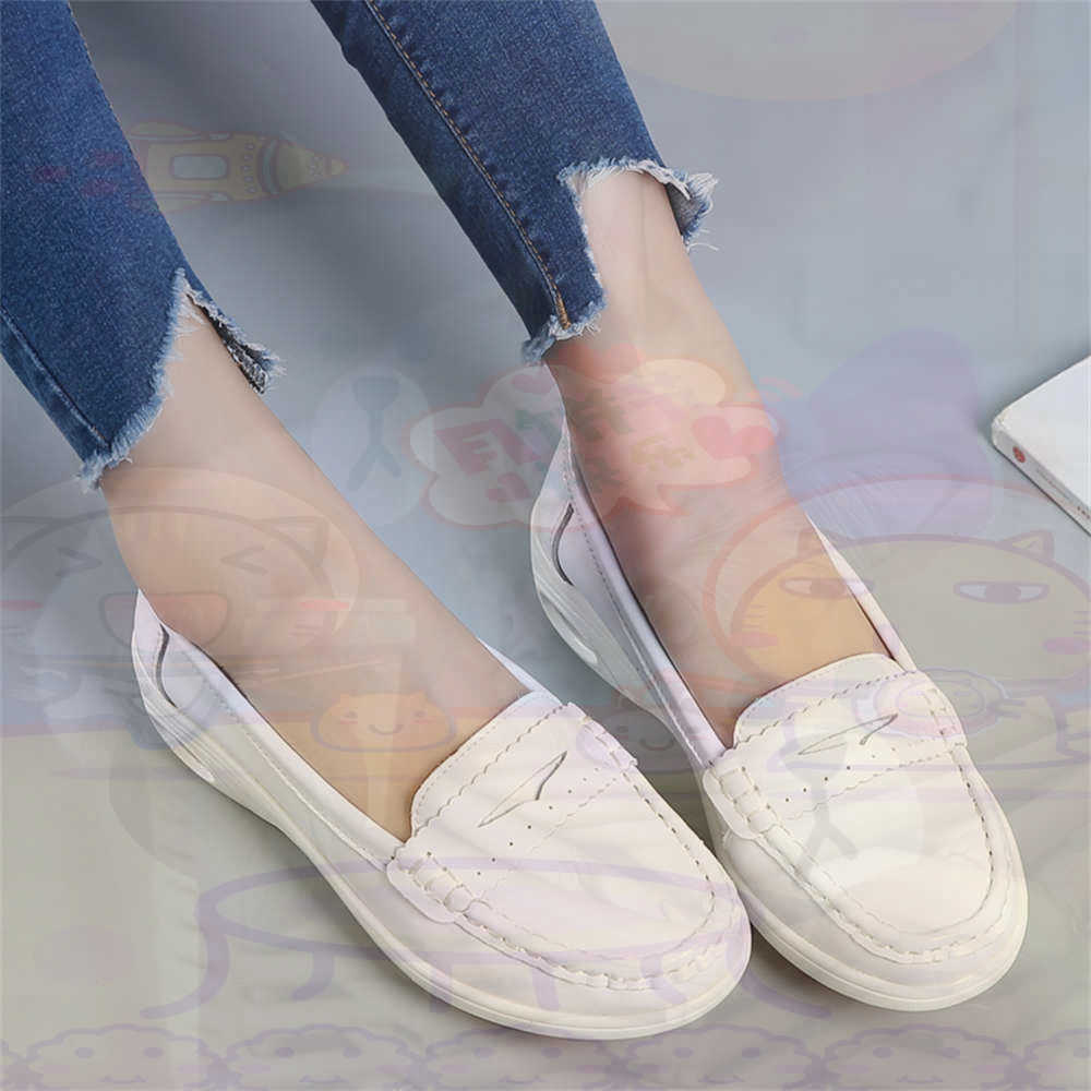 Women Shoes Made In Italy - Yumuşak Slip-on Bayan Büyük Boy Ayakkabı