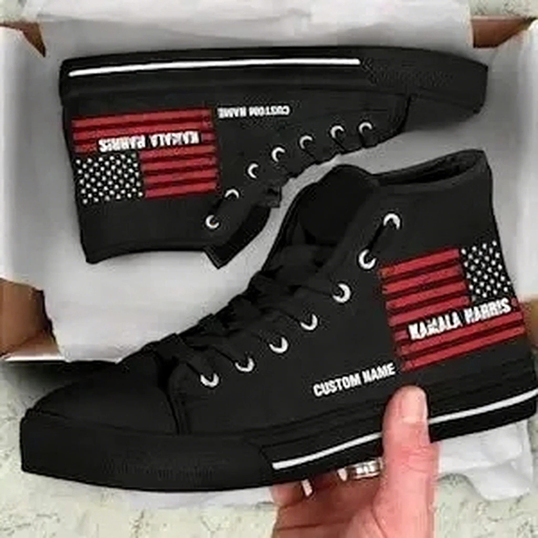 Women Shoes Name - Seçimler Özel İsimli Yüksek Bilekli Spor