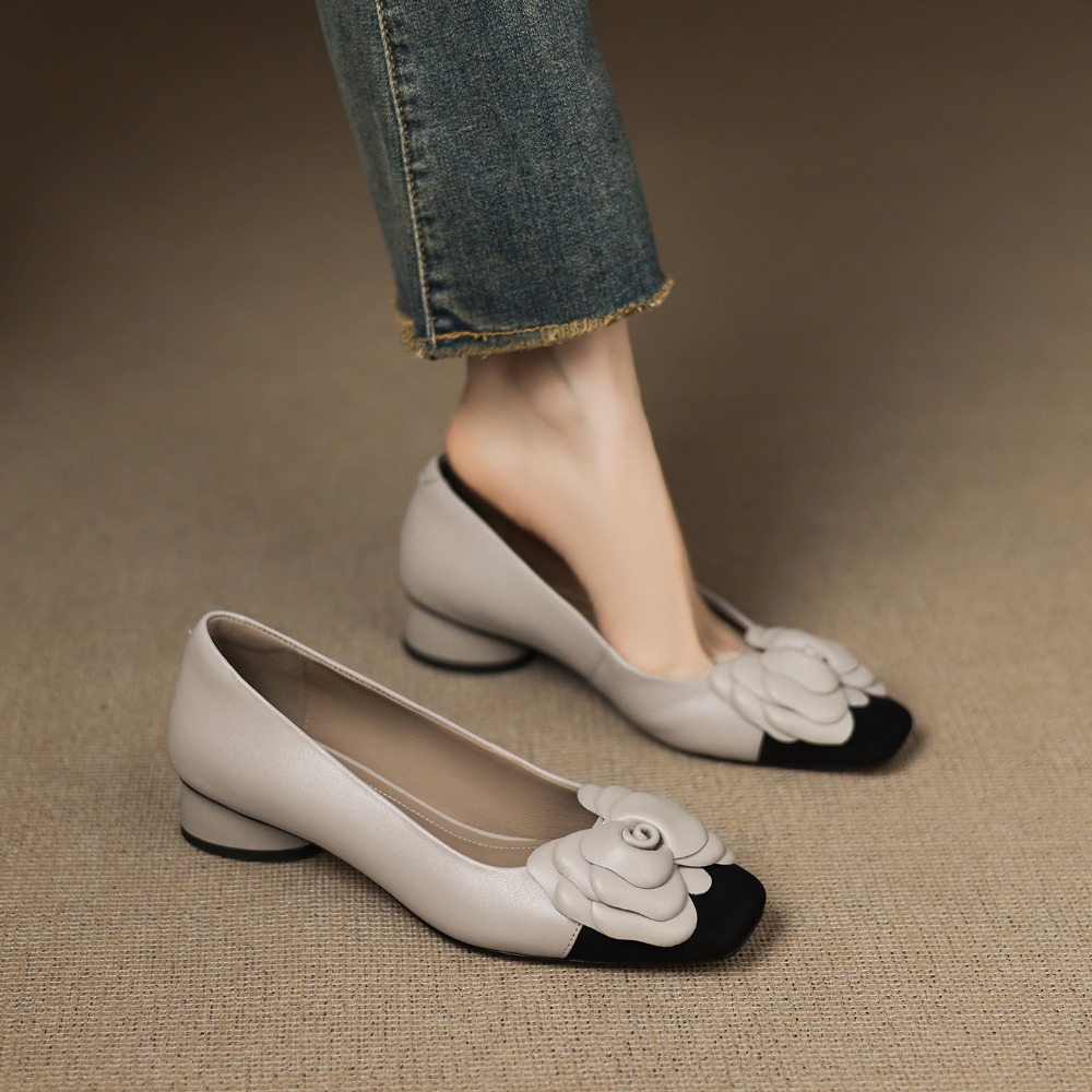 Moda Çiçek Desenli Tek Ayakkab - Women'S Shoes Large incelemesi ve fiyatı