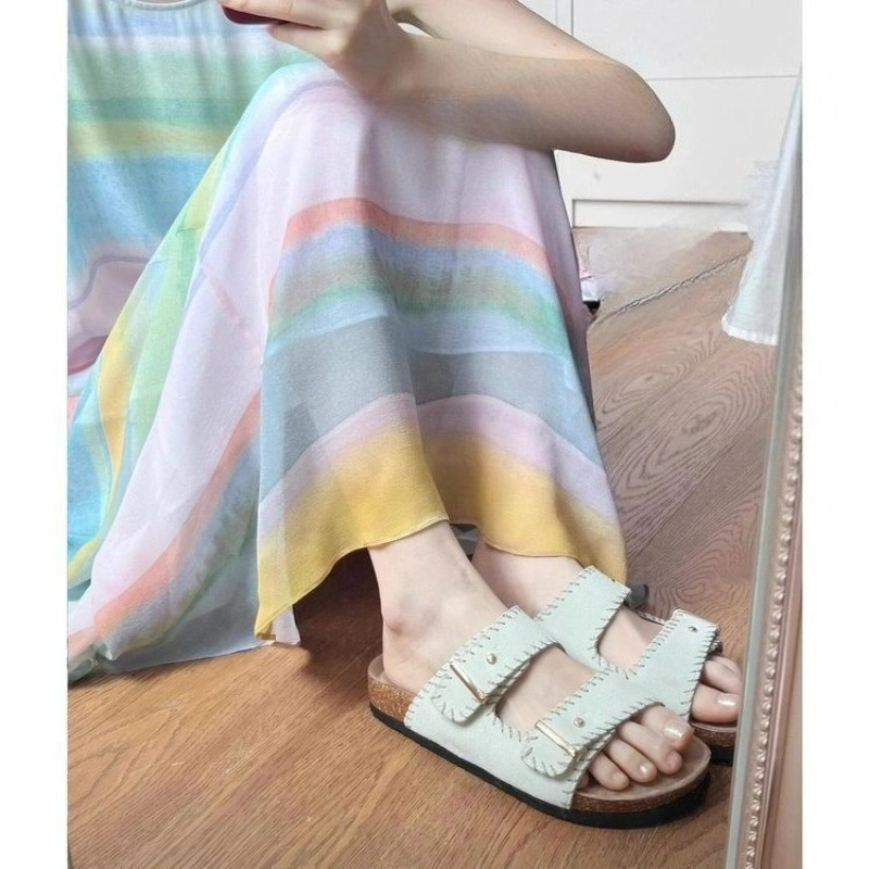 Kadınlar İçin Ayarlanabilir As - Cork Wedge Sandal incelemesi ve fiyatı