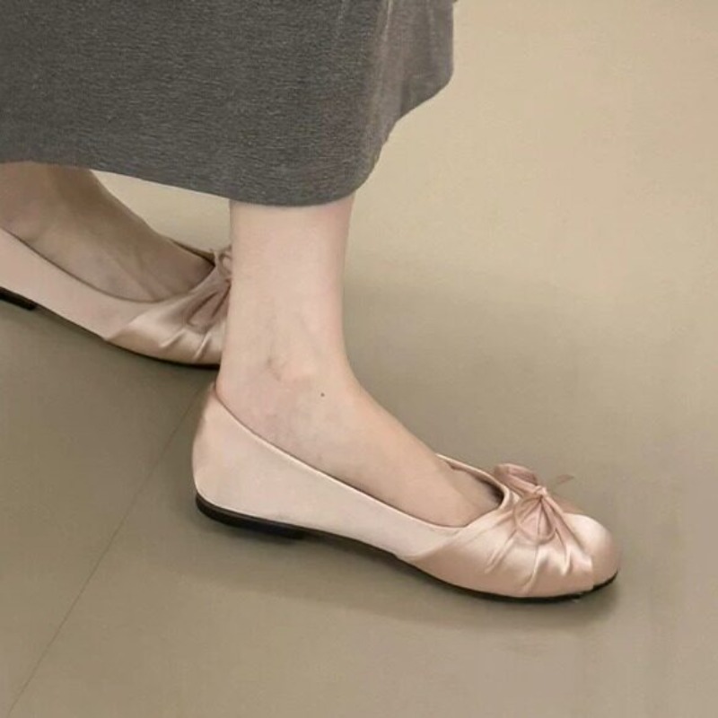 2026 Yeni Fiyonklu Saten Sığ T - Shoes Women Pumps incelemesi ve fiyatı