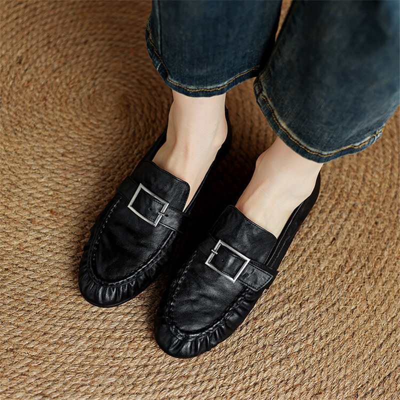 Yeni sonbahar hakiki deri kadı - Women'S Shoes Large incelemesi ve fiyatı