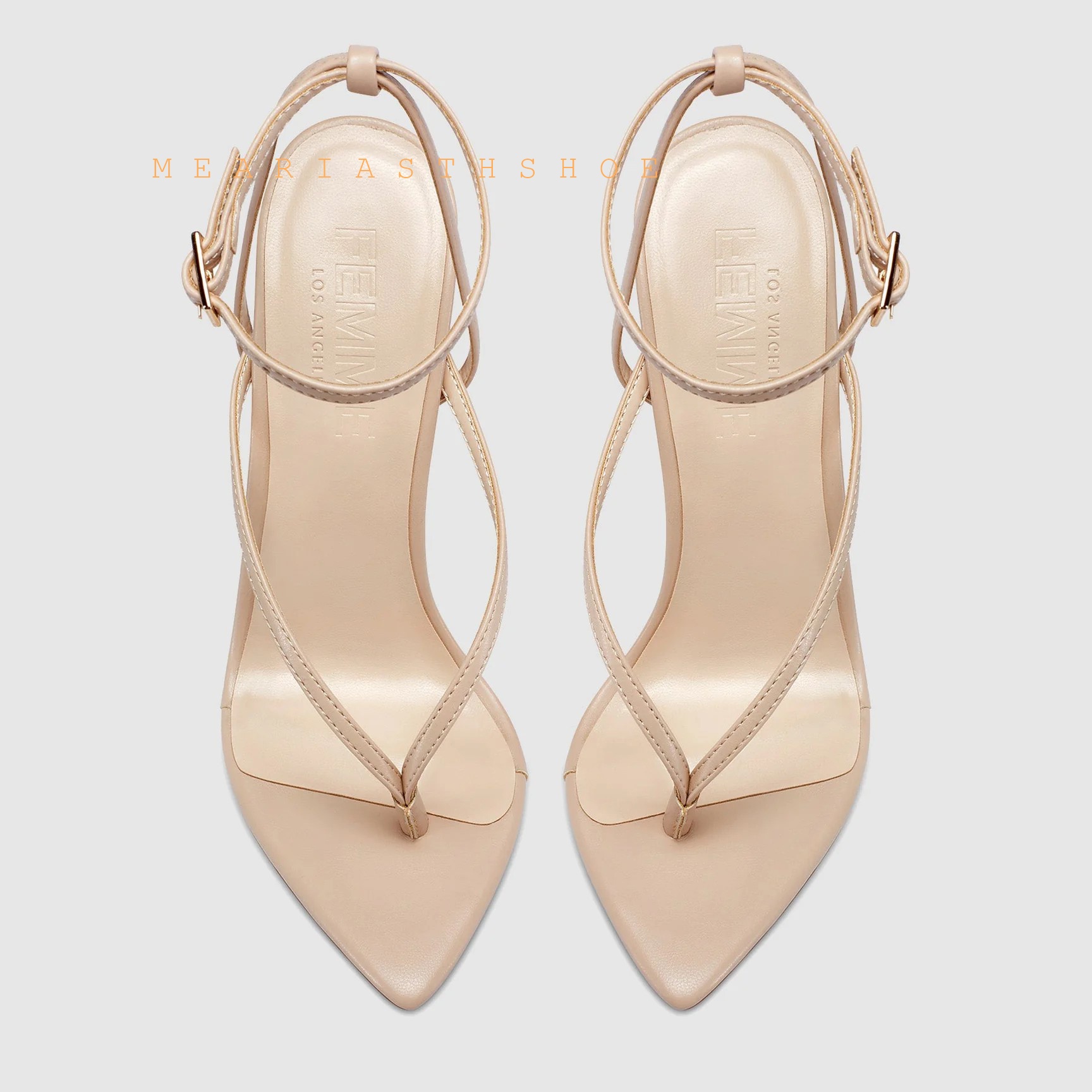 Bej Siyah Çapraz Askılı Parmak - Women Shoes Formal incelemesi ve fiyatı