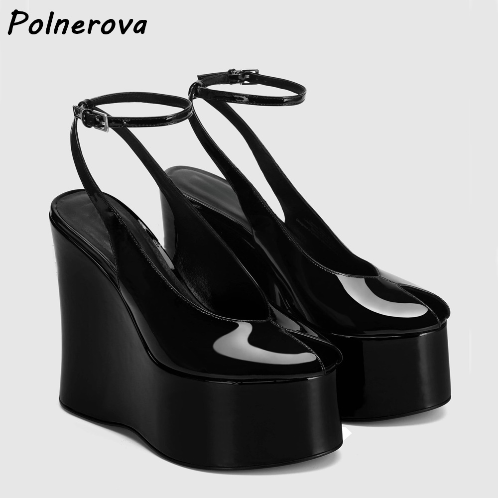 Patent Deri Kama Platform Sand - Cork Wedge Sandal incelemesi ve fiyatı